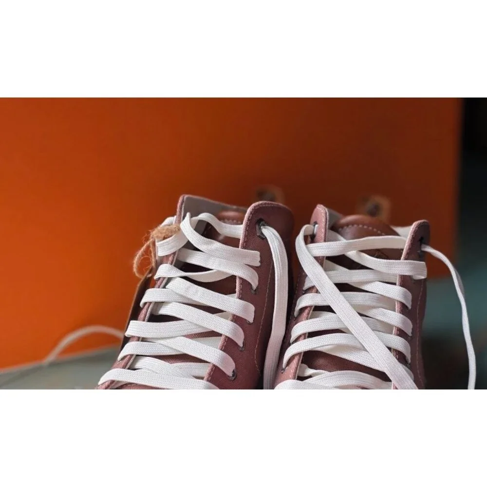 Kodiak Georgian Mid Cut Sneakers Women’s 9.5 Canvas Leather Lace Up Casual Shoes